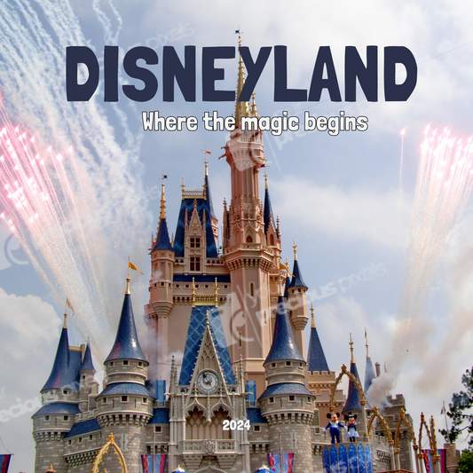 Disneyland Photo Book Template